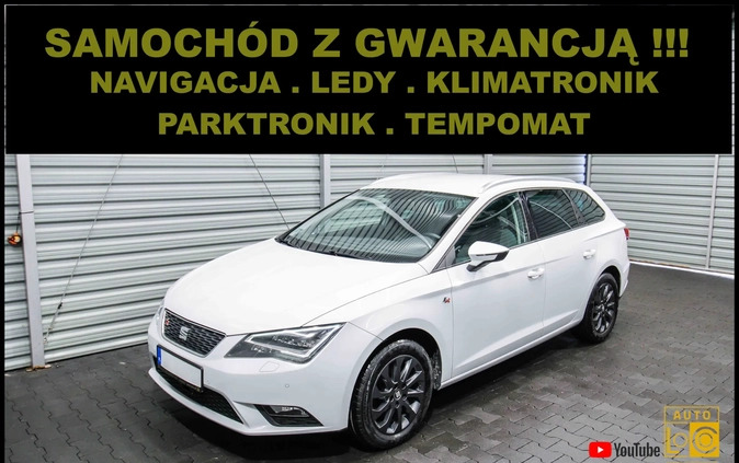 seat leon warmińsko-mazurskie Seat Leon cena 47777 przebieg: 81000, rok produkcji 2014 z Miasteczko Śląskie